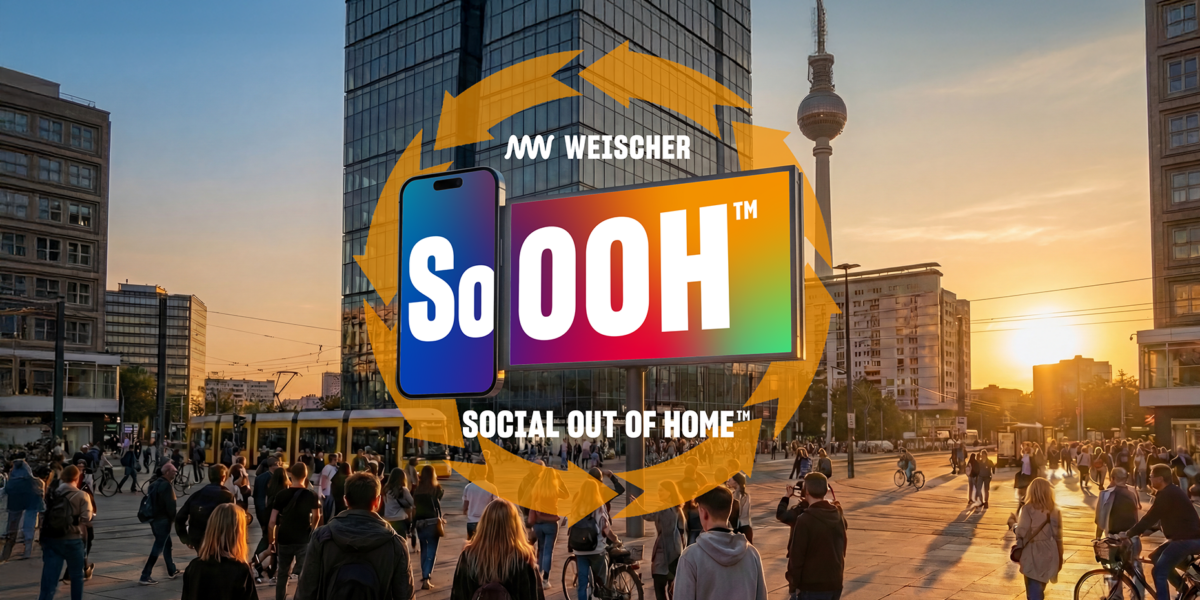 SoOOH™ – Social Out Of Home™ – ausgezeichnet für den Deutschen Mediapreis 2026 